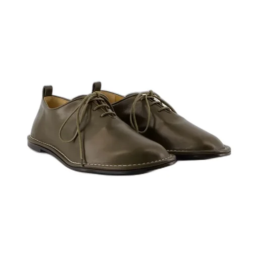 Round Toe Lace-Up Shoes
