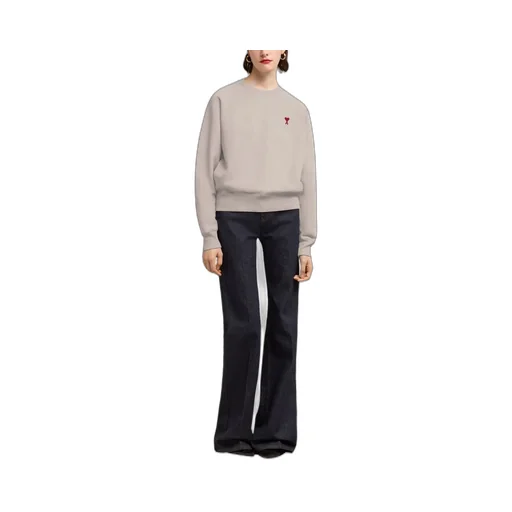 Ami De Coeur Logo Detailed Long Sleeved Sweatshirt