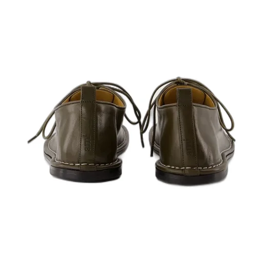 Round Toe Lace-Up Shoes