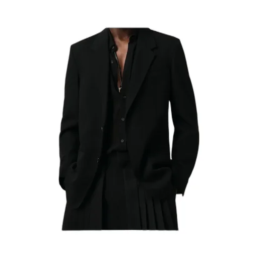 Single-Breasted Tailored Blazer