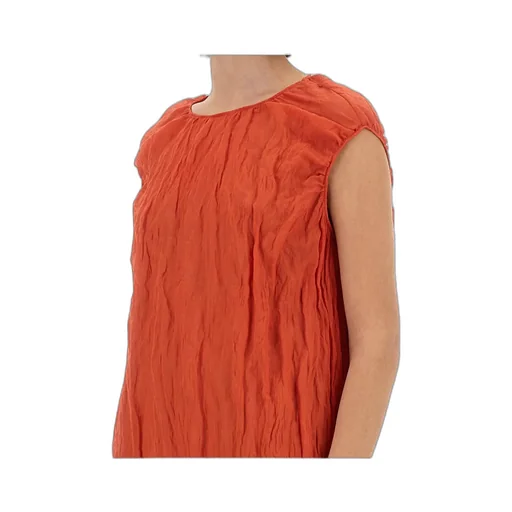 Metallic Gauze Longuette Dress