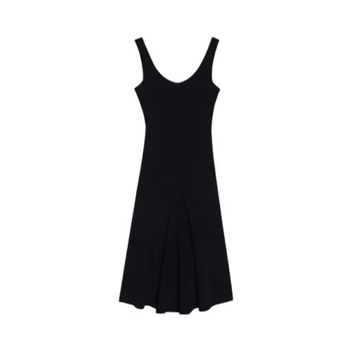 Sleeveless Flared Midi Dress