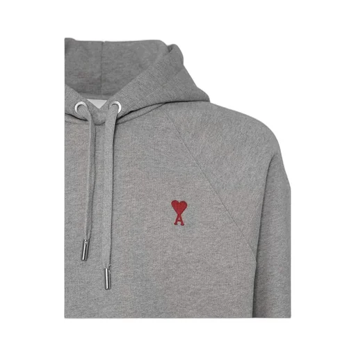 Logo Embroidered Drawstring Hoodie