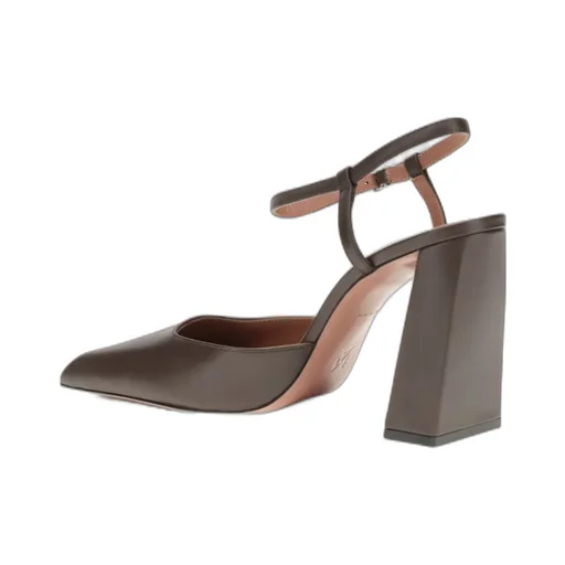 Block Heel Strap Pumps