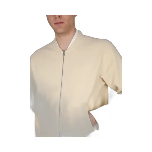 Zipped Bomber Jacket