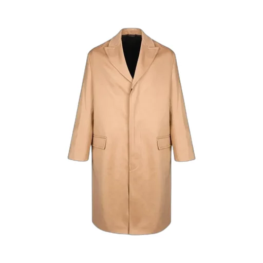 Single-Breasted Cotton Coat