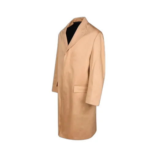 Single-Breasted Cotton Coat