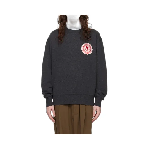 Ami De Coeur Logo Patch Crewneck Sweatshirt