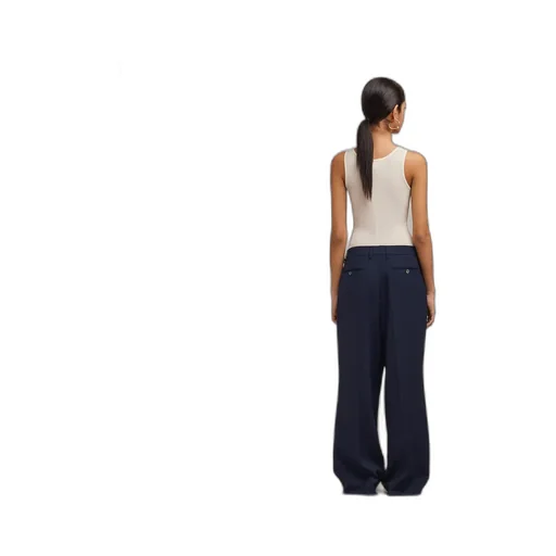 Pocket Wool Casual Pants