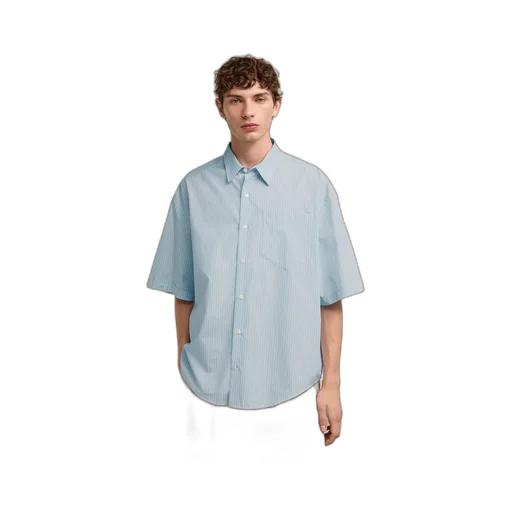 Ami De Coeur Embroidered Striped Shirt