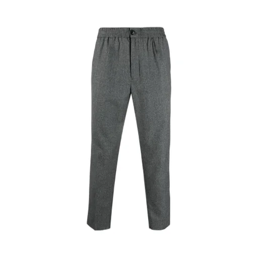 Elasticated Waist Cropped Trousers