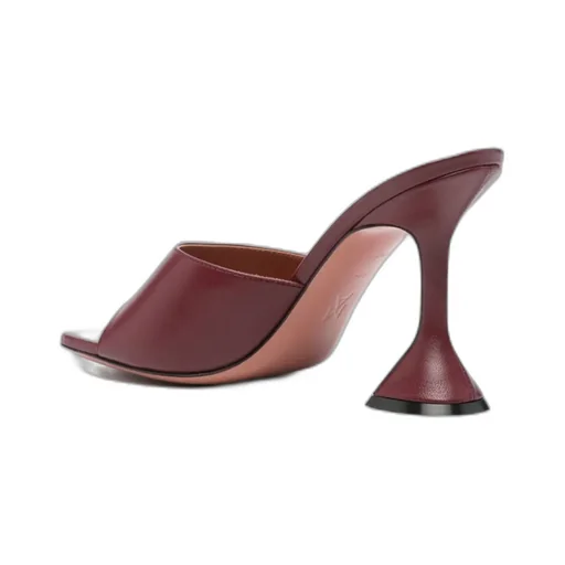 Square-Toe High-Heeled Sandals
