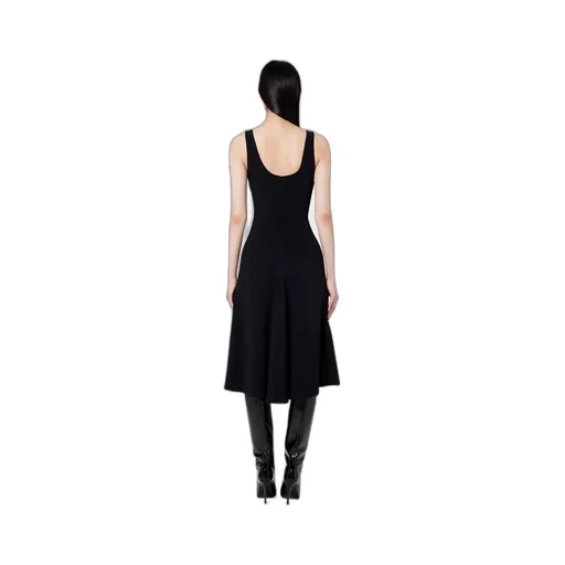 Sleeveless Flared Midi Dress