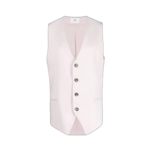 V-Neck Sleeveless Buttoned Waistcoat