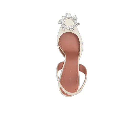 Pointed-Toe High-Heeled Sandals
