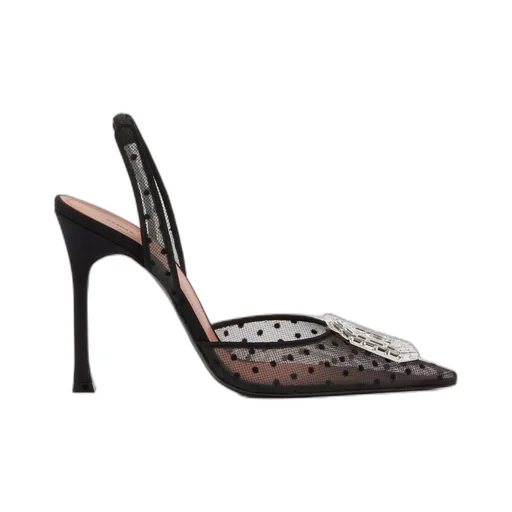Camellia Sling Satin Pumps