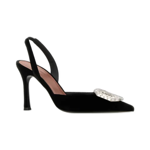 Pointed-Toe Slingback Heels