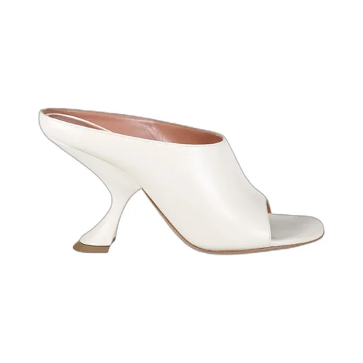 Round-Toe High-Heeled Sandals