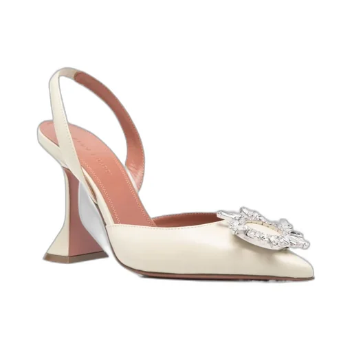 Pointed-Toe High-Heeled Sandals