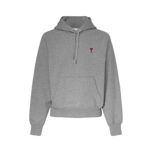 Logo Embroidered Drawstring Hoodie