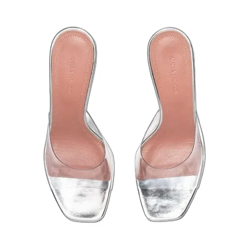 Lupita Glass Slipper Mules