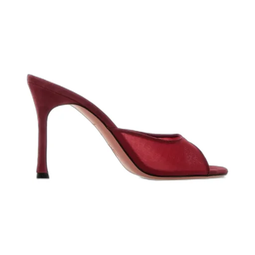 Round-Toe High-Heeled Sandals