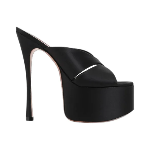 Round Toe High Heel Sandals
