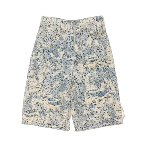 Loose Fit Denim Shorts