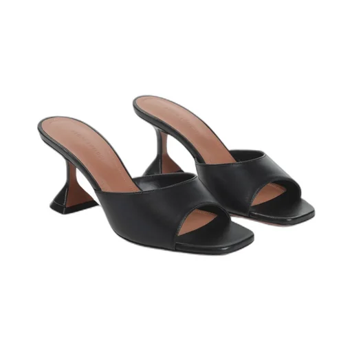 Square Toe High-Heeled Sandals