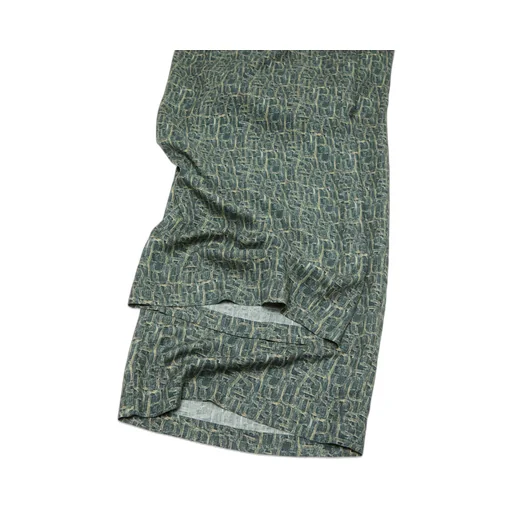 Abstract-Print Trousers