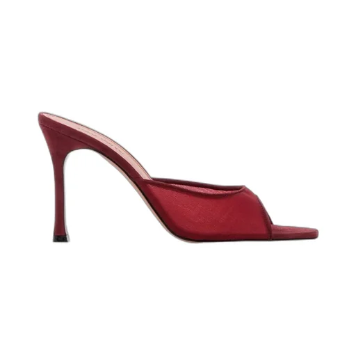 Round-Toe High-Heeled Sandals