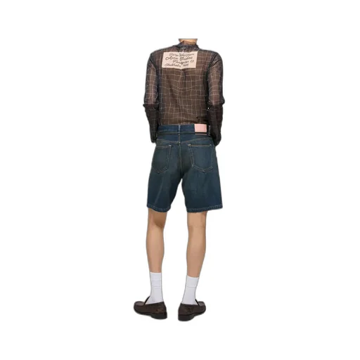 Cotton Denim Shorts