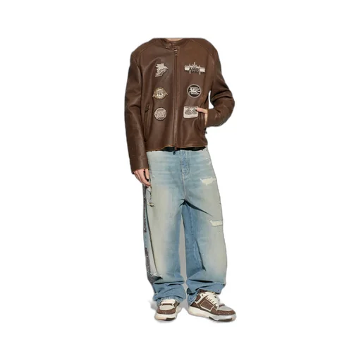 Belt Loop Denim Trousers