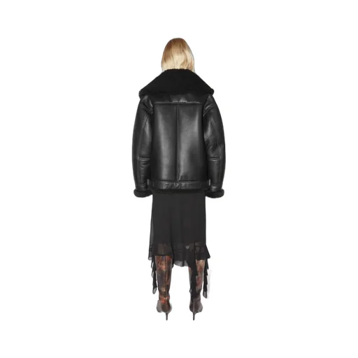Drop Shoulder Biker Jacket