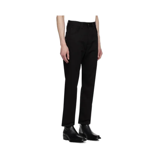 High-Waisted Straight-Leg Jeans