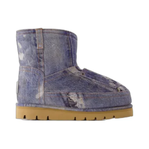 Logo Plaque Ankle Boots