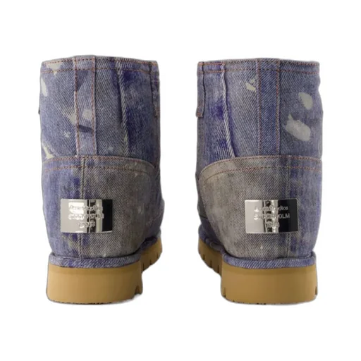 Logo Plaque Ankle Boots