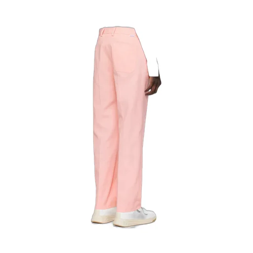 Twill Cotton-Blend Trousers