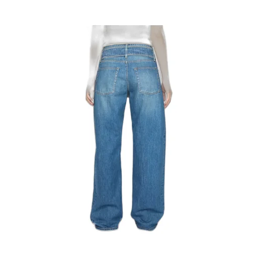 Belted Denim Jeans