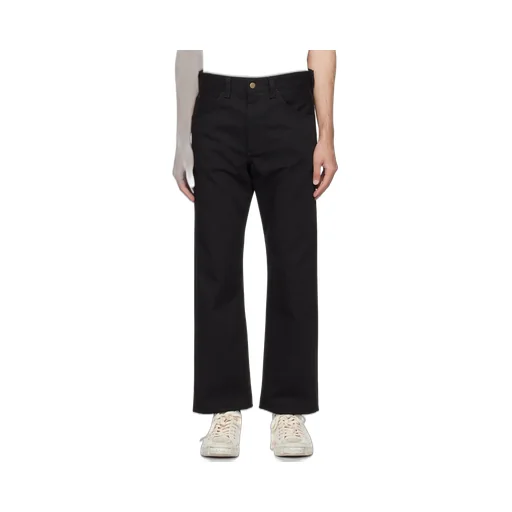 High-Waisted Straight-Leg Jeans