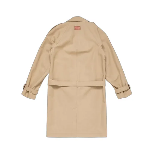 Double-Breasted Belted Trench Coat