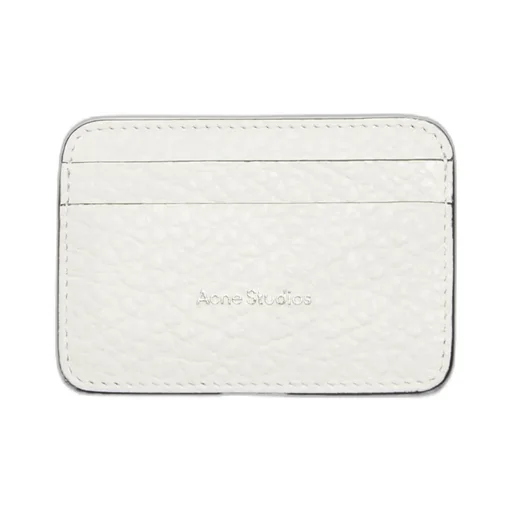 Logo Embossed Leather Cardholder