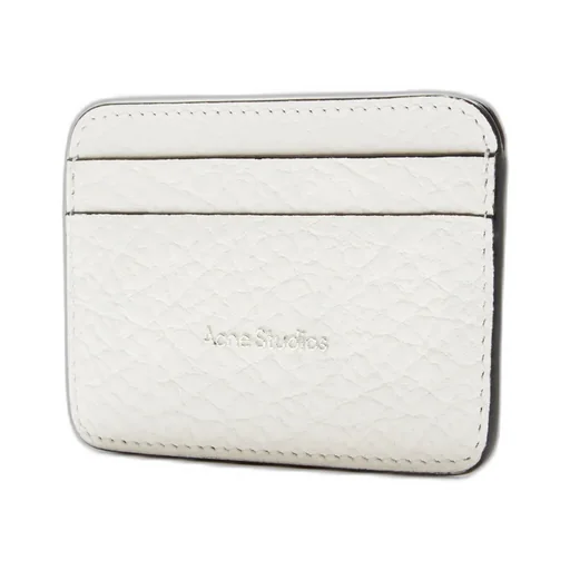 Logo Embossed Leather Cardholder