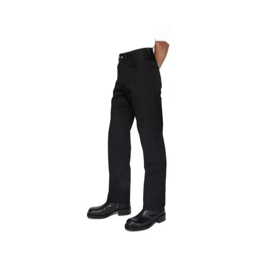 High-Waisted Straight-Leg Jeans