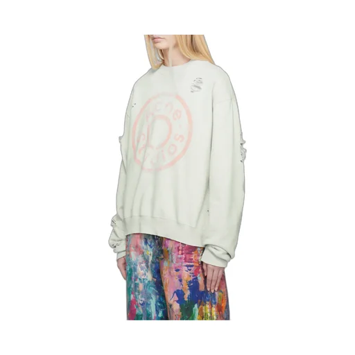Distressed Logo Sweatshirt