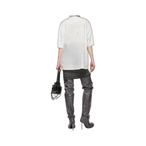 Distressed Logo-Printed T-Shirt