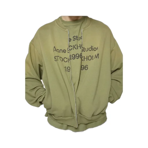 Logo Printed Zip-Up Sweatshirt