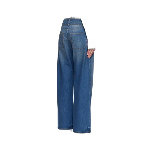 Belted Denim Jeans