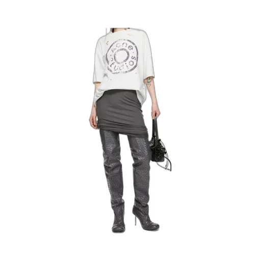 Distressed Logo-Printed T-Shirt