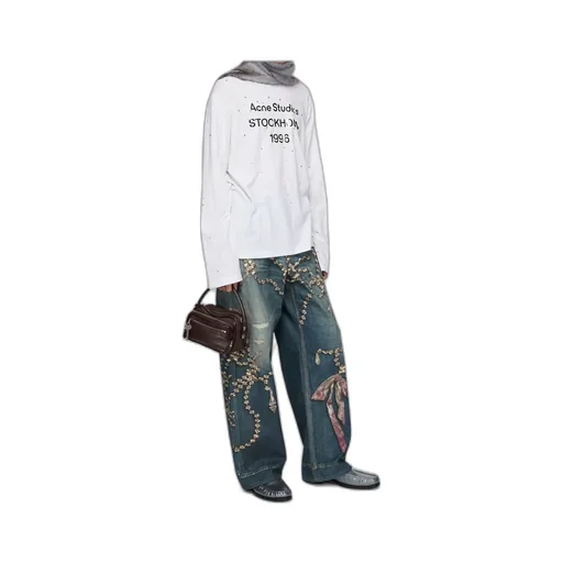 Distressed Loose Fit Jeans